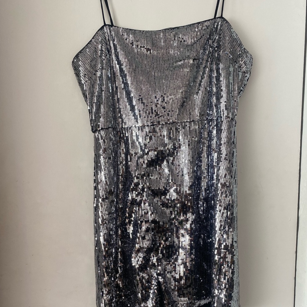 Glittery, sparkley, mini dress